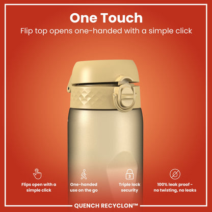 Leak Proof 1 litre Water Bottle, Recyclon, Desert, 1L