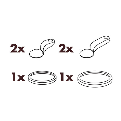 ION8 Leak Proof Water Bottle Accessory, Replacement Seals New Style