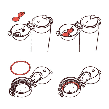 ION8 Leak Proof Water Bottle Accessory, Replacement Seals New Style