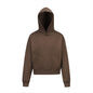 Solid Color Hoodie  Loose Casual Streetwear Simple Sporty Pullover Hooded Sweatshirt