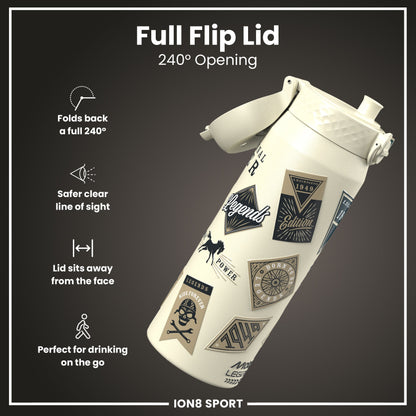 MotoGP x ION8 Insulated Steel Water Bottle, MotoGP Classic Legends, 750ml (24oz)