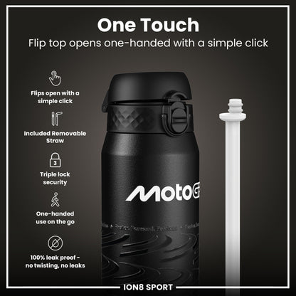 MotoGP x ION8 Insulated Steel Water Bottle, MotoGP Lean, 750ml (24oz)