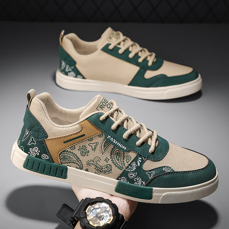 Small niche design canvas shoes