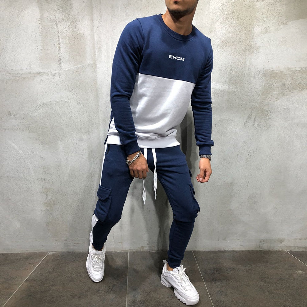 Men's Hoodies Tracksuit Set