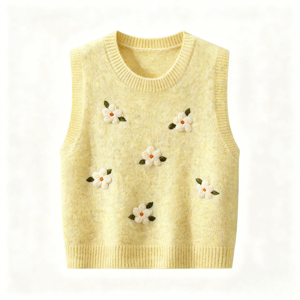 Women's Jacquard Knit Layering Vest