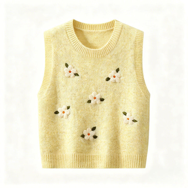 Women's Jacquard Knit Layering Vest