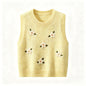 Women's Jacquard Knit Layering Vest
