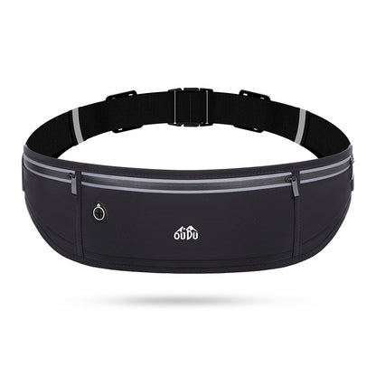 "Outdoor Sports Waist Pack, Large Capacity Waterproof Mobile Phone Pouch, Unisex Running Fitness Elastic Waist Bag"