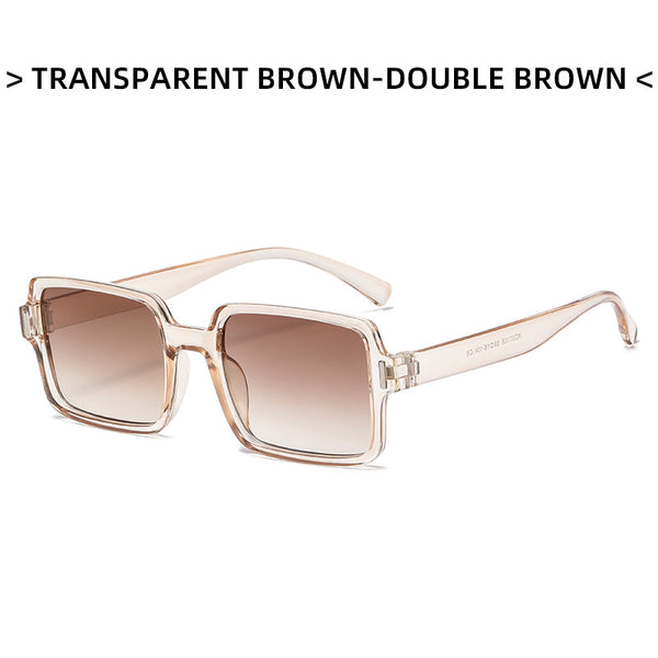 Lunettes de soleil carrées simples et tendance