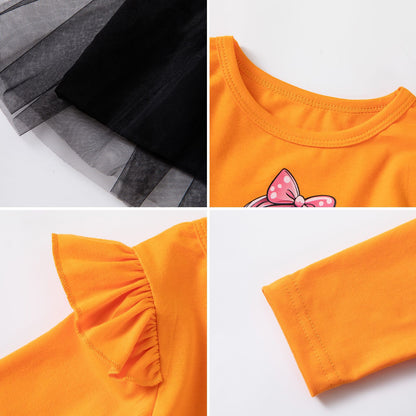 Girls' Halloween Princess Party Dress