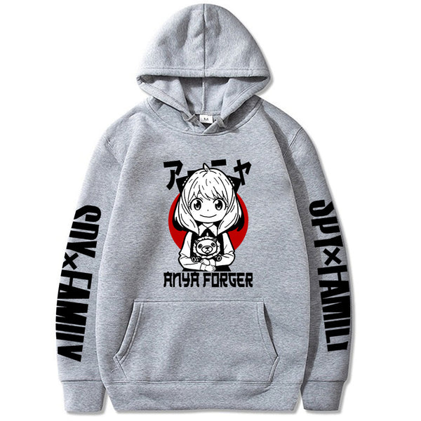 Anya Red Moon Hoodie Loose Sweatshirt Spy Family