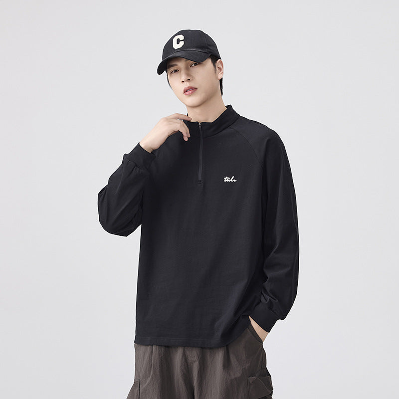 Men's Stand Collar Sweatshirt