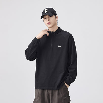 Men's Stand Collar Sweatshirt
