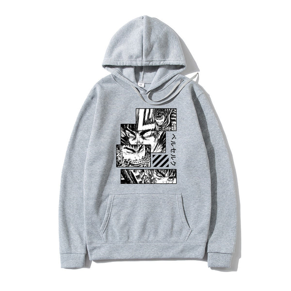 Berserk Loose Hooded Sweatshirt