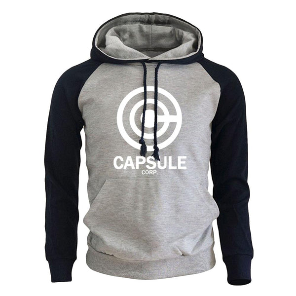 Men's Dragon Ball Print Fleece Hoodie