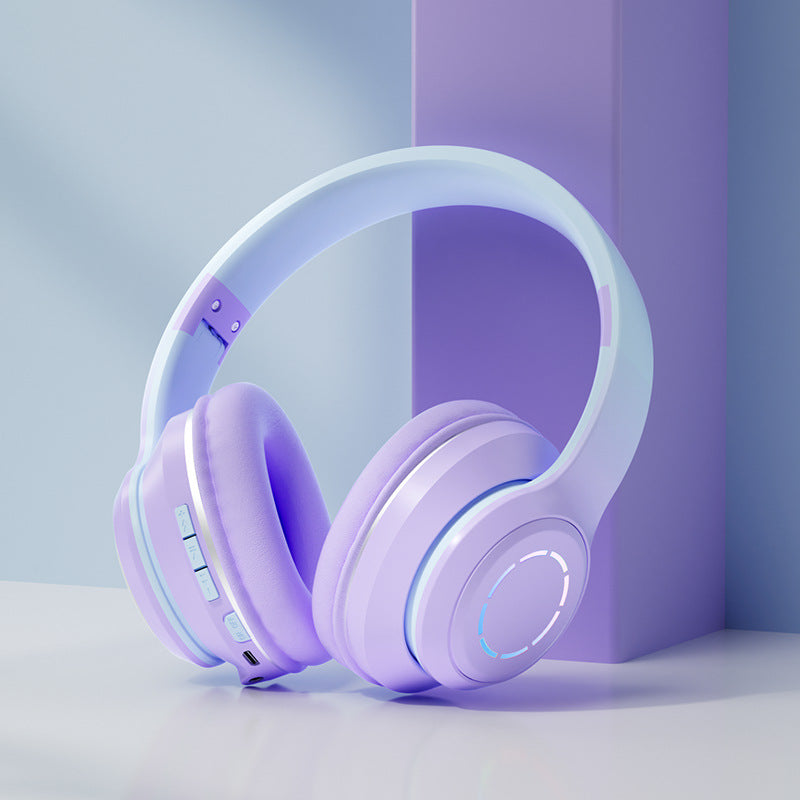 Gradient Foldable Bluetooth Headphones - Over-Ear