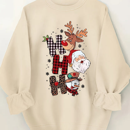 Christmas unisex Sweatshirt Plus Size Casuals