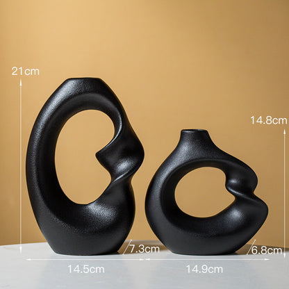 Relief Ceramic Bud Vase