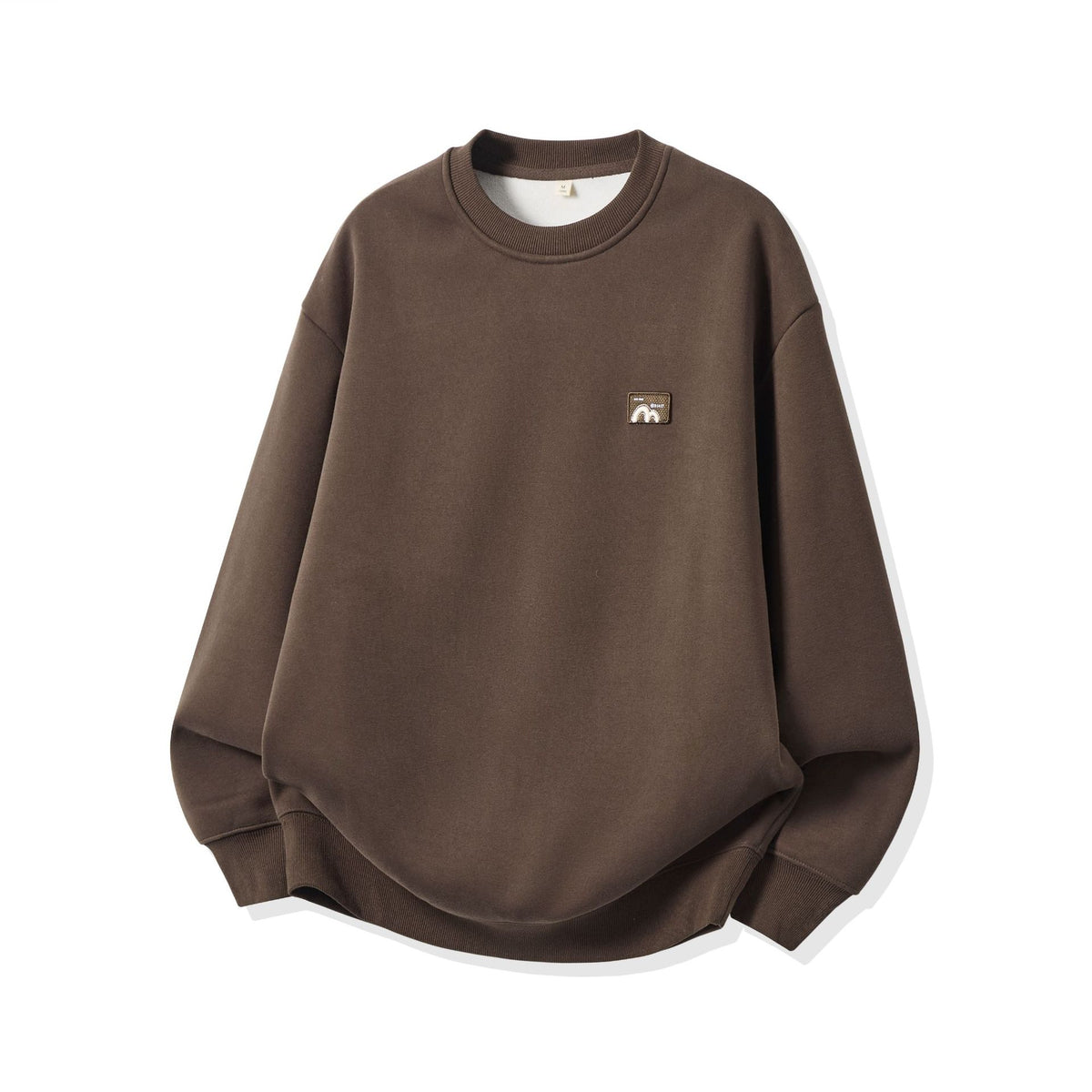 Men's Black Warm Thickened Sweatshirt Jacket
