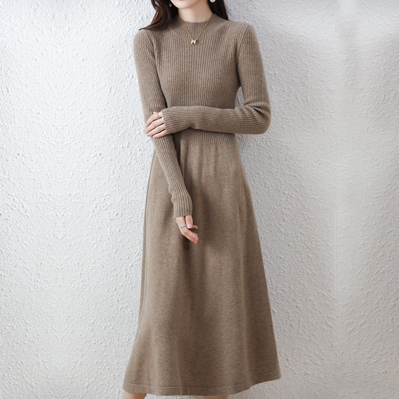 Premium Knit  Midi Sweater Dress