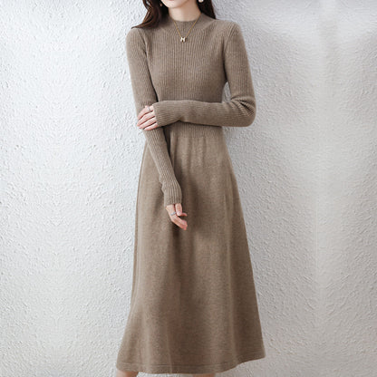 Premium Knit  Midi Sweater Dress