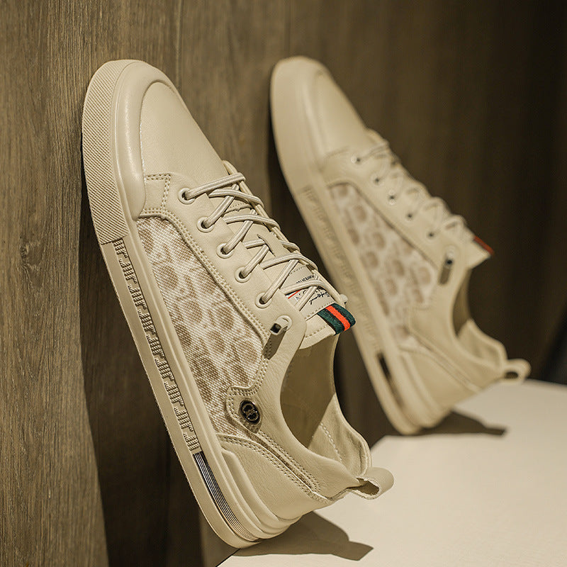 men's low cut lace up outer board shoes