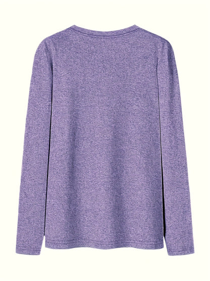 Women's Crew Neck Long Sleeve Top | Merry Christmas