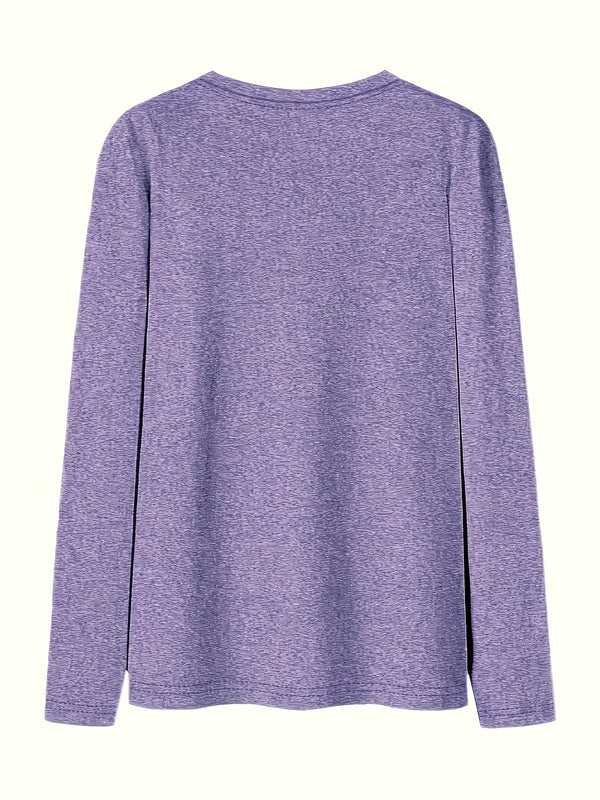 Women's Crew Neck Long Sleeve Top | Merry Christmas