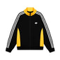 Color Block Three-Stripes Baseball Jacket