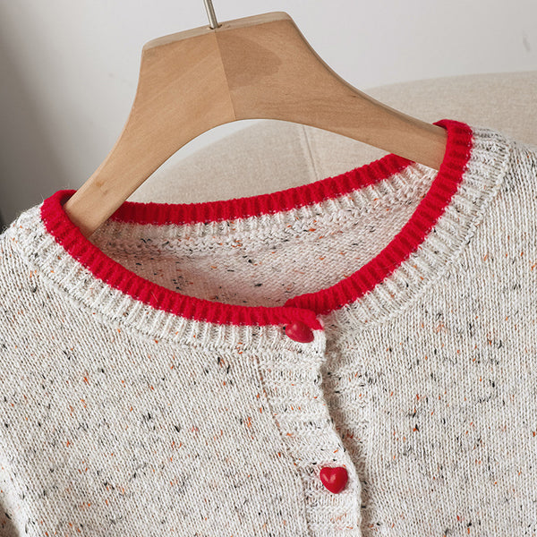 Women's Vintage Colour-Block Cardigan