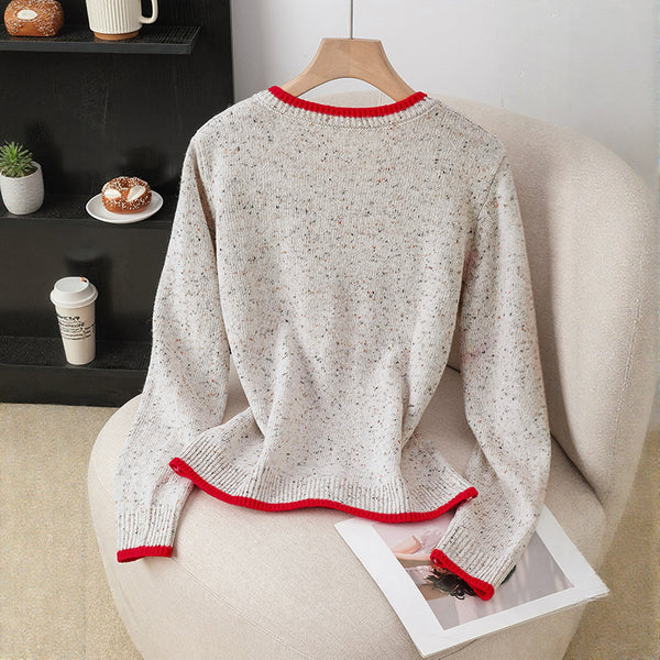 Women's Vintage Colour-Block Cardigan