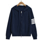 Colour Block Zip Hoodie