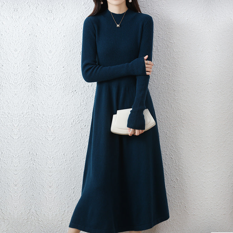 Premium Knit  Midi Sweater Dress