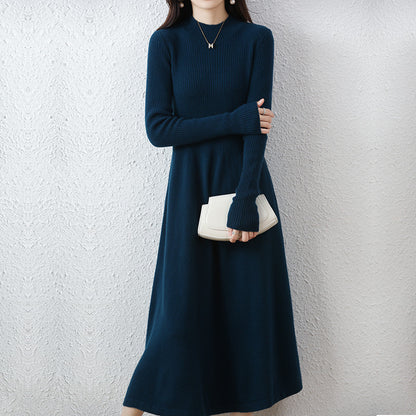 Premium Knit  Midi Sweater Dress