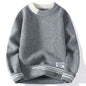Youth Trendy Color Block Knit Sweater