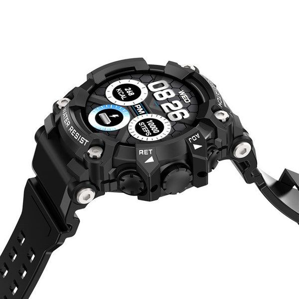 T6 Three proof Outdoor Sports Smart Watch 1.28-inch IP68 Waterproof Multiple Modes