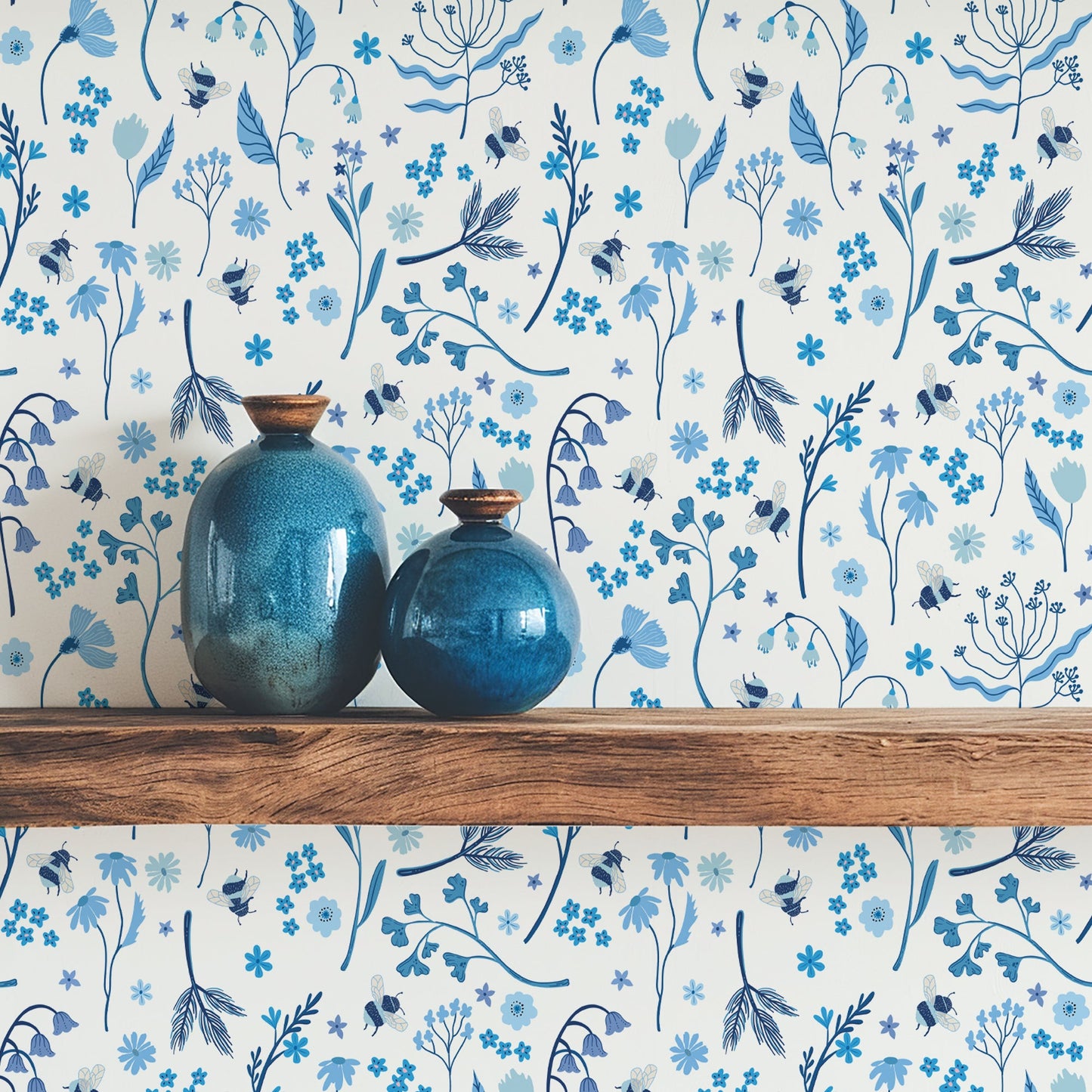 BUMBLEBEE CHINOISERIE WALLPAPER