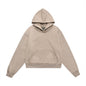 Solid Color Hoodie  Loose Casual Streetwear Simple Sporty Pullover Hooded Sweatshirt