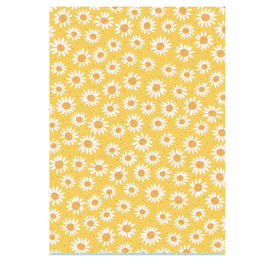 BLOOMING LOVELY DAISY GIFT WRAP SHEET