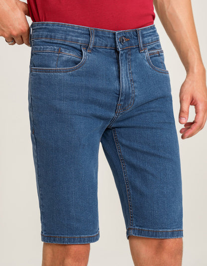 Shorts en jean Smart Fit bleus