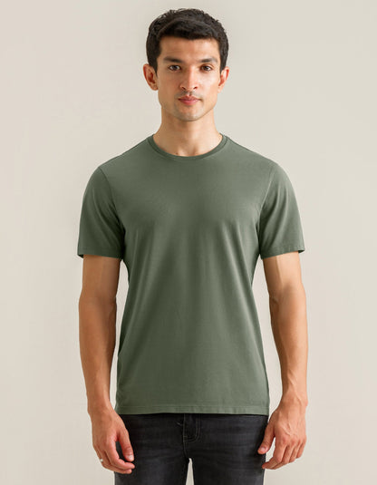T-shirt pur coton Supima - Olive