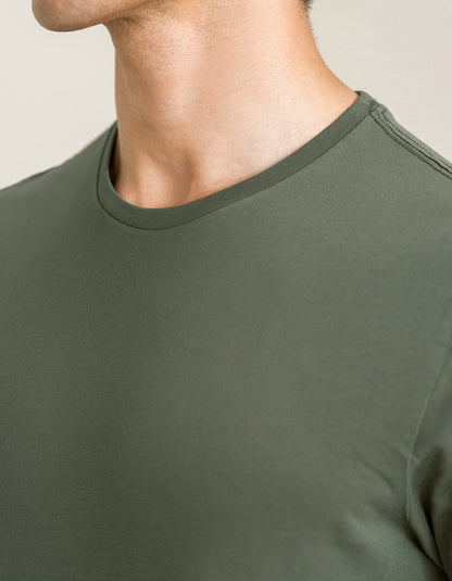 T-shirt pur coton Supima - Olive
