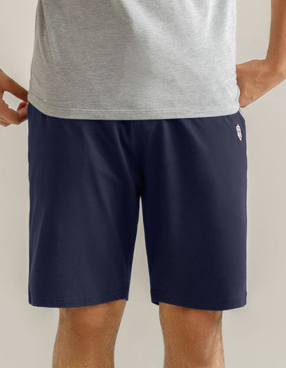 Short en Jersey Confort Stretch - Marine