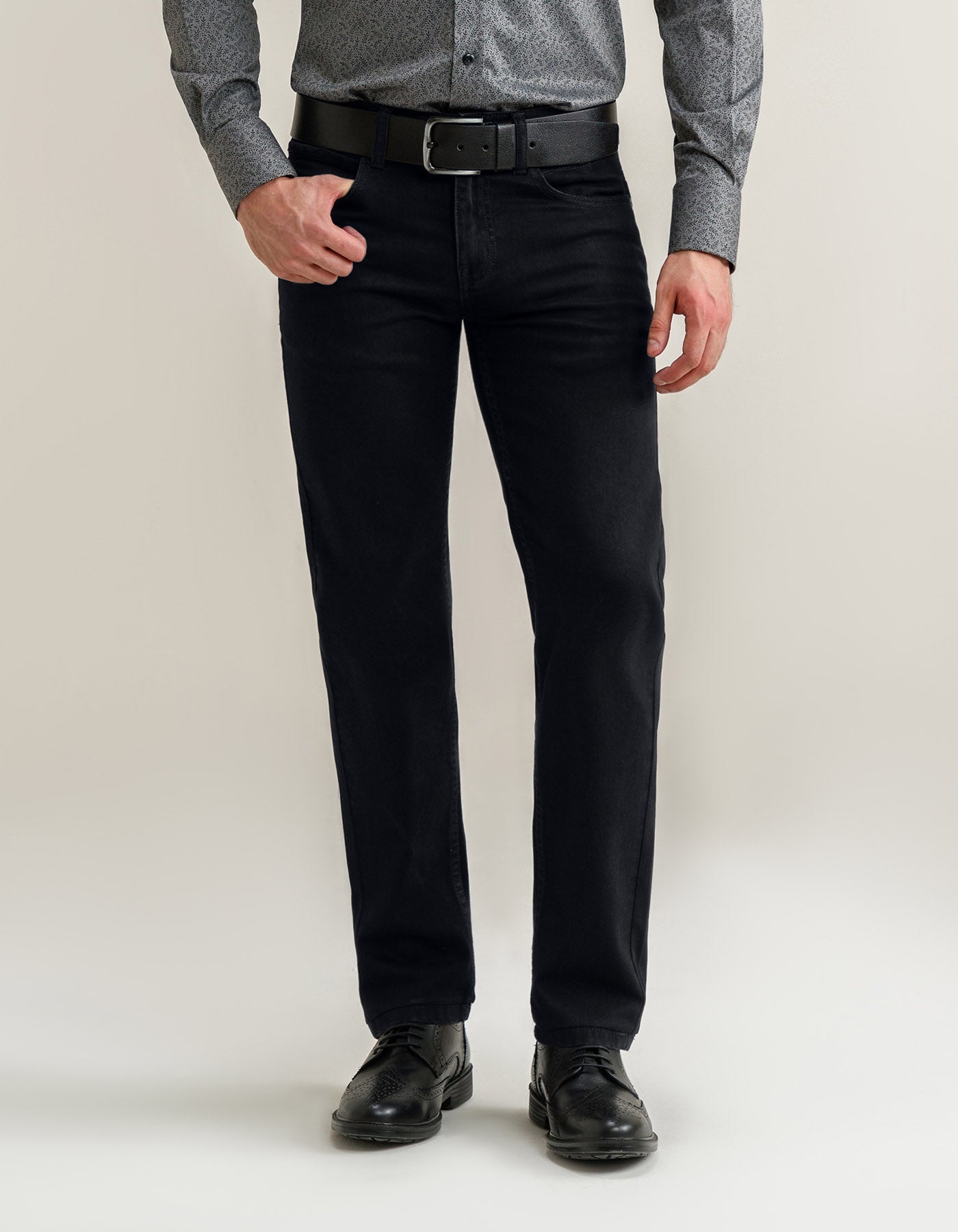 Denim Noir Confort Extensible