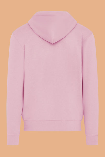 Embroidered P Zip-Up Hoodie