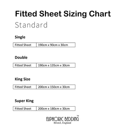 Bamboo Fitted Sheet in White (UK Standard)