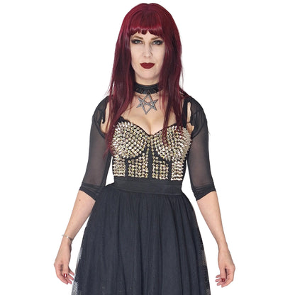 Banned Apparel Xenia Top Silver