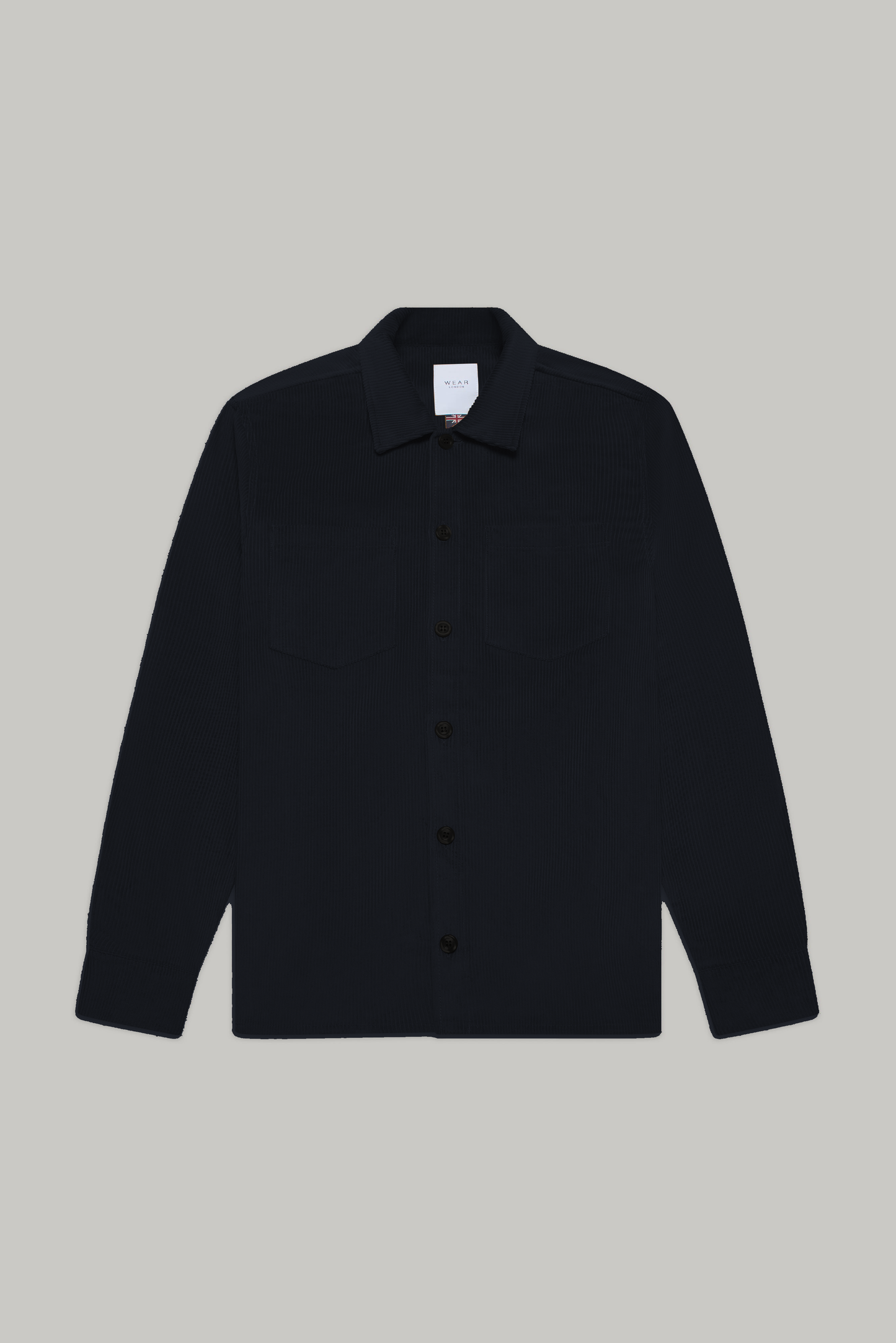 Bart Corduroy Overshirt - Black