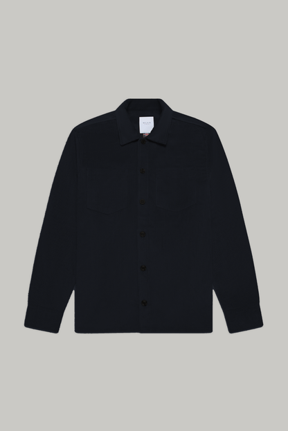 Bart Corduroy Overshirt - Black