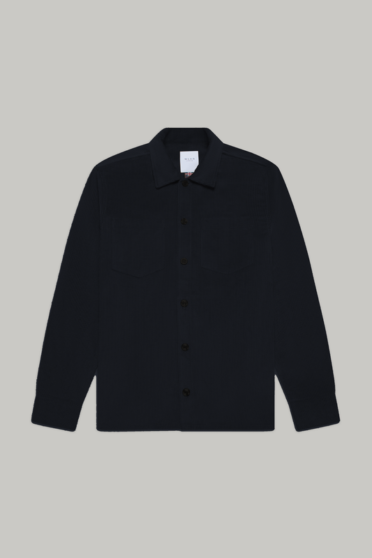 Bart Corduroy Overshirt - Black